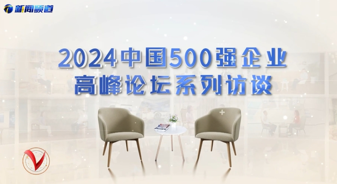 天津衛(wèi)視 | 2024中國(guó)500強(qiáng)企業(yè)高峰論壇采訪蔣錫培